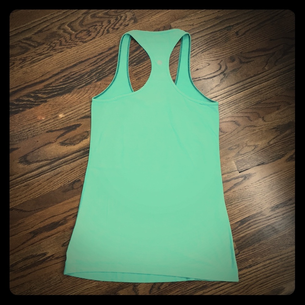 Lululemon Cool Racerback green tank